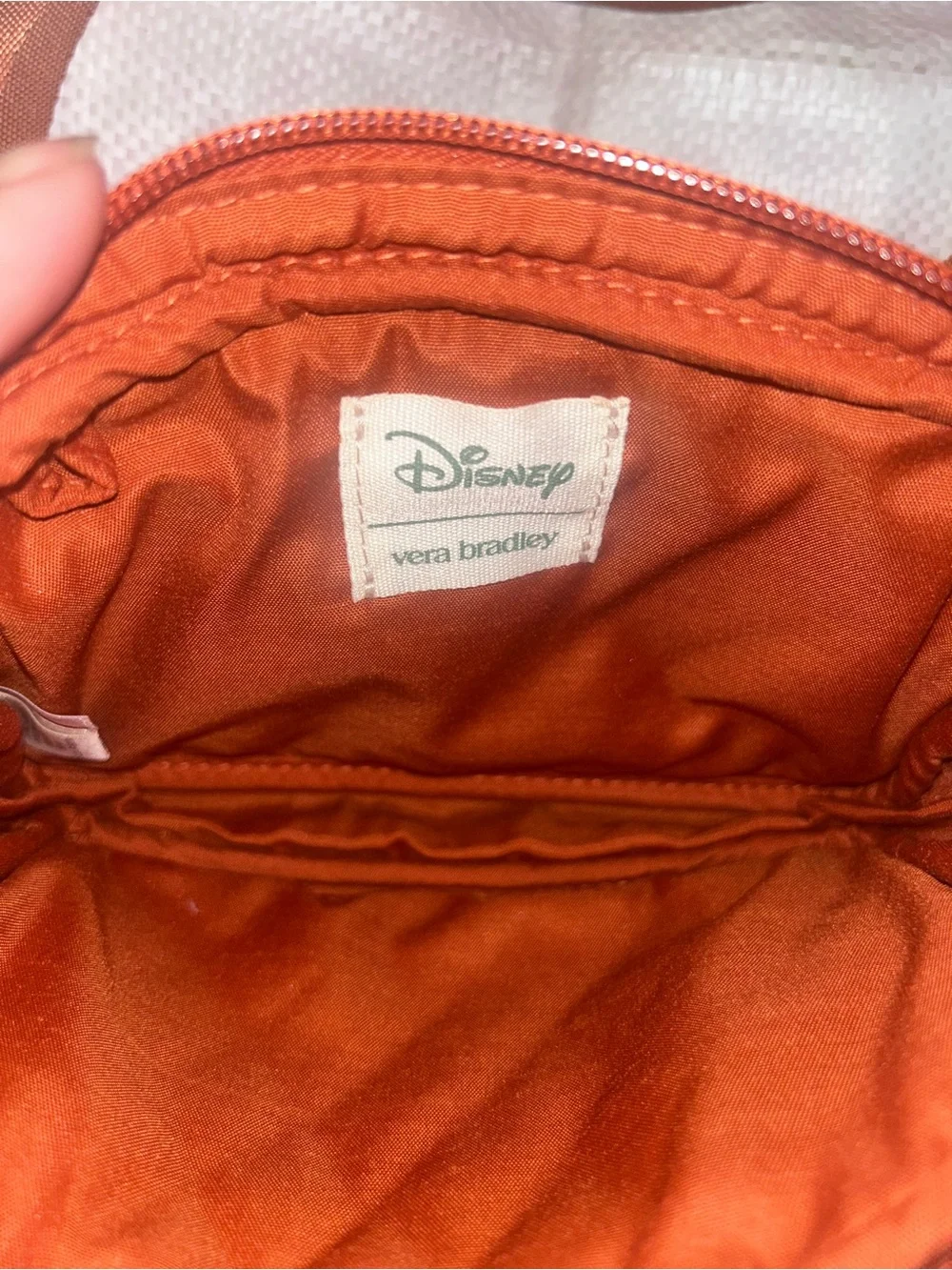 Vera Bradley Red Floral Mickey Mini Mouse Crossbody Bag
